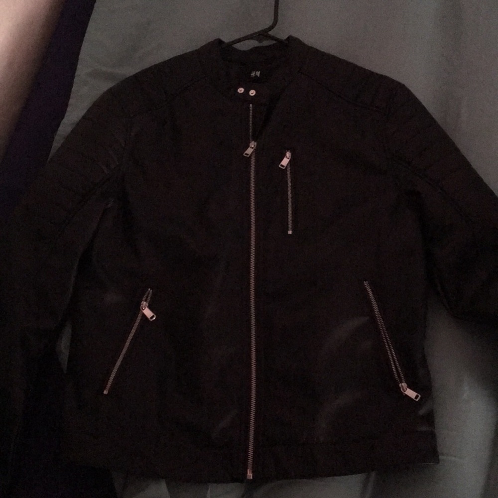 men’s leather jacket